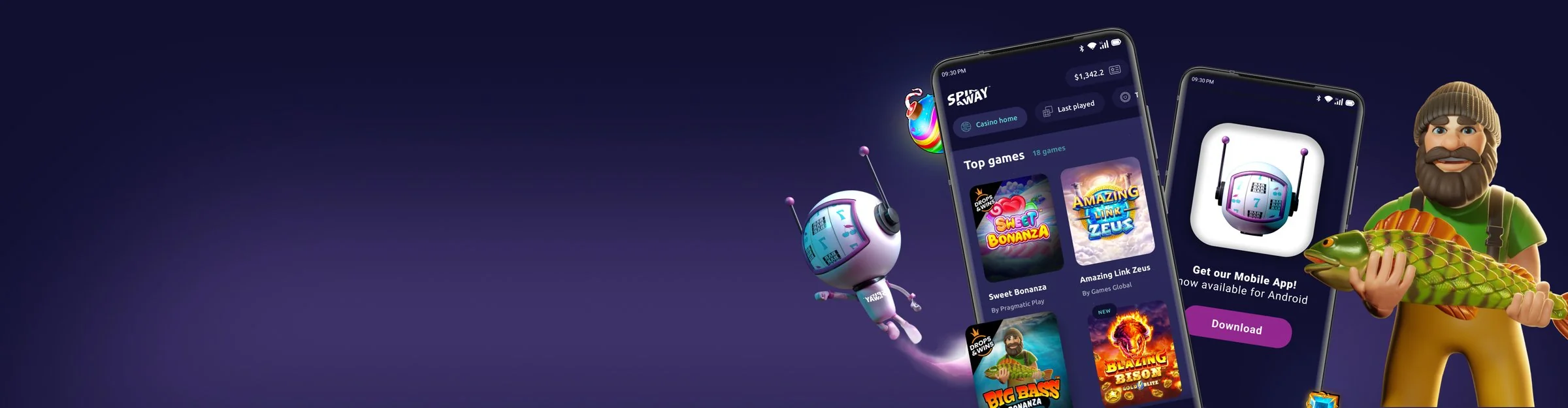 Spinaway Casino welcome bonus Spinaway Casino welcome bonus banner